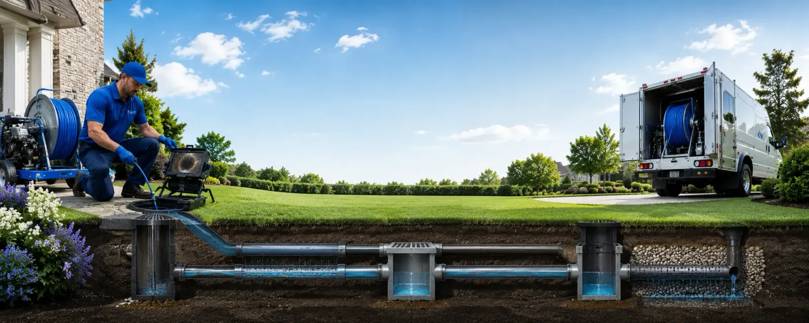 Outdoor drain cleaning information for Ellabell, GA